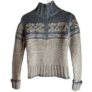 Vintage Kenzie 90's Mohair Alpaca Blend Zip Up Junior Cardigan Sweater